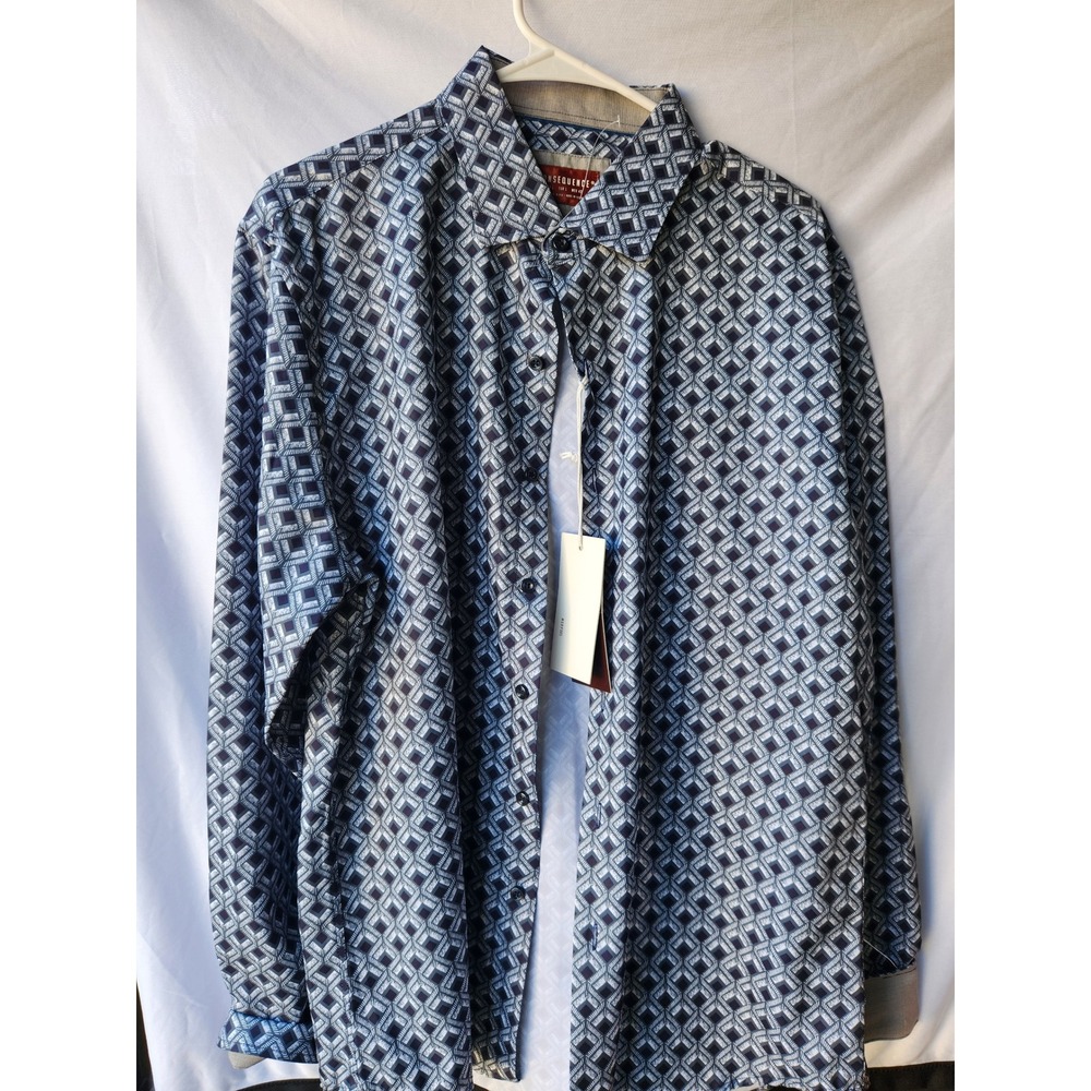 NWT Consequence New York Mens Button Down Shirt